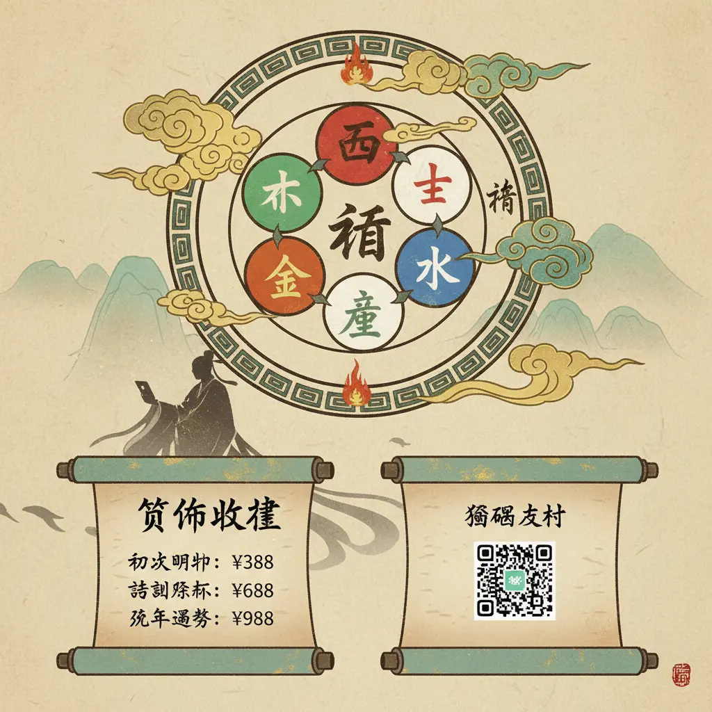 算命收費 - 五行