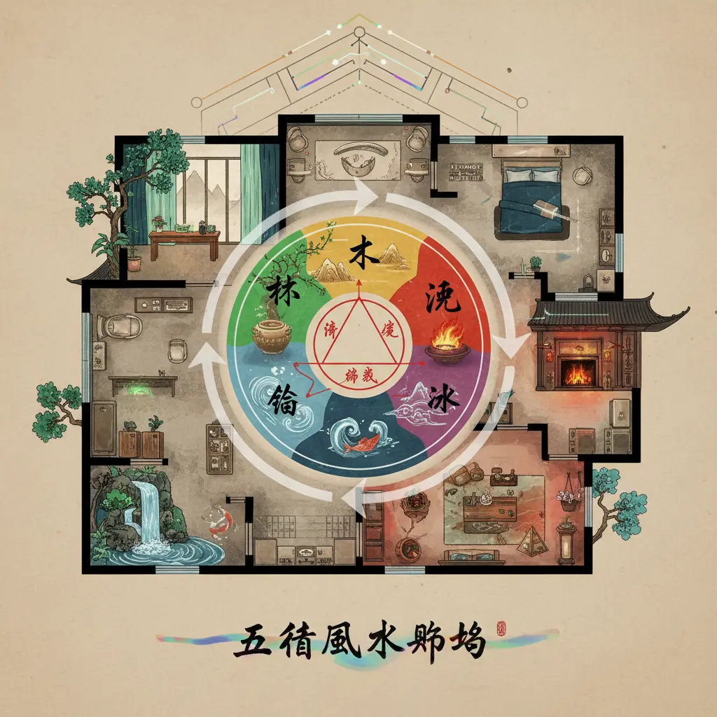 風水佈局 - 五行