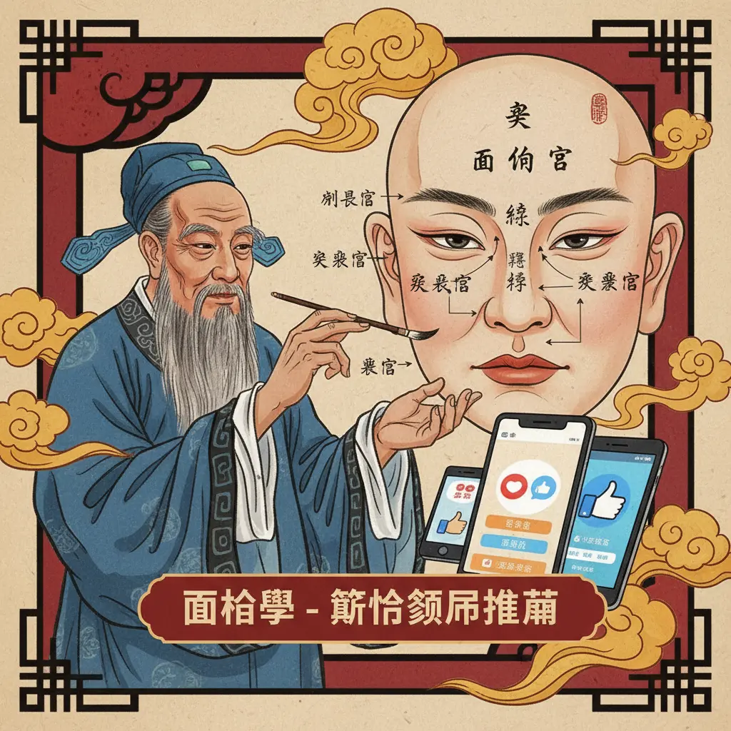 算命師傅推薦 - 面相學
