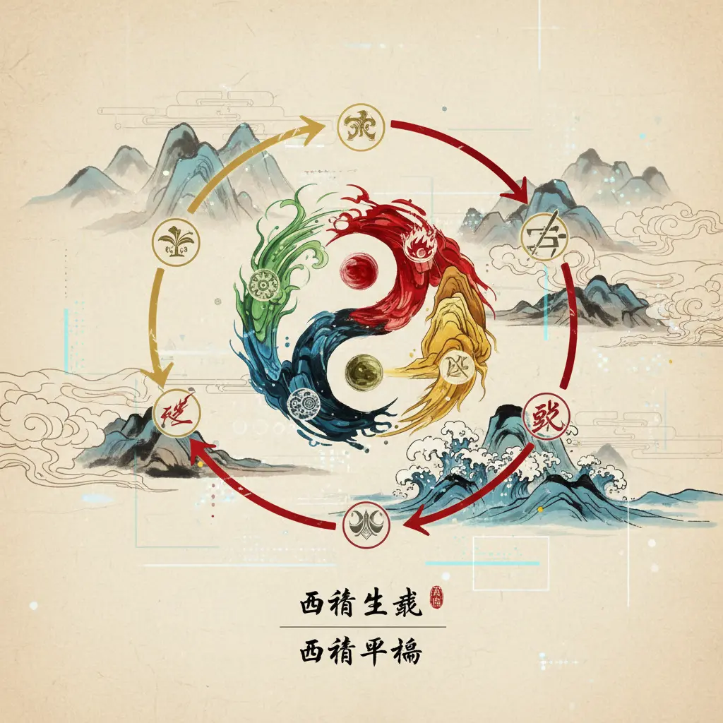 五行平衡 - 五行生剋